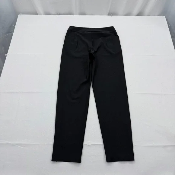Athleta Stellar Skinny Trouser Ankle Pants Womens 4 Black Commute Work Travel - Picture 10 of 13